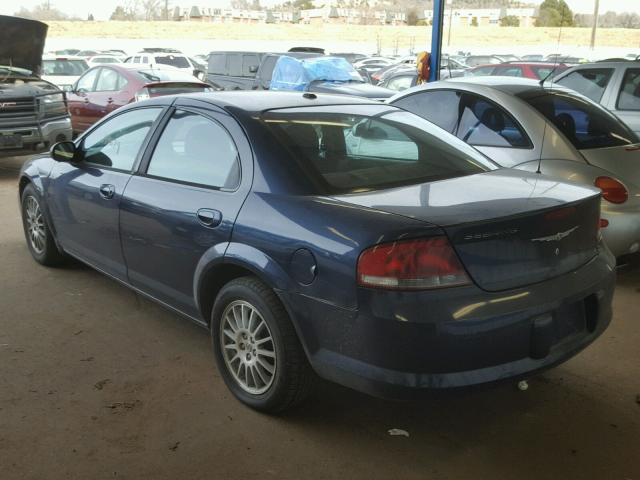 1C3EL46X36N274219 - 2006 CHRYSLER SEBRING BLUE photo 3