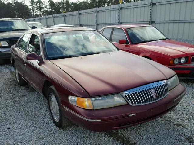 1LNLM97V6VY625689 - 1997 LINCOLN CONTINENTA BURGUNDY photo 1