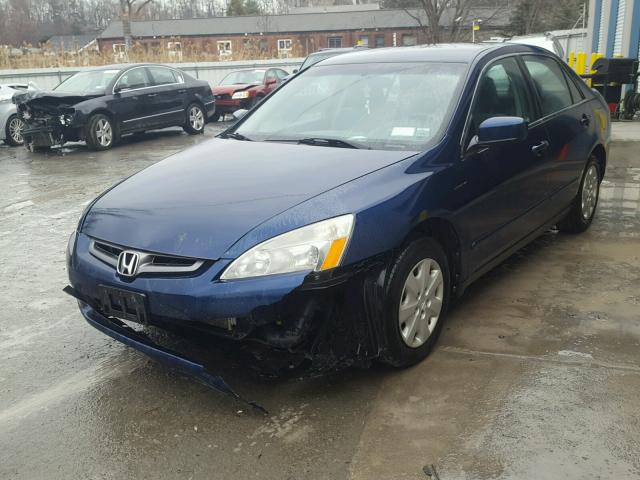 1HGCM56384A112997 - 2004 HONDA ACCORD LX BLUE photo 2