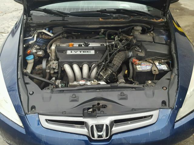 1HGCM56384A112997 - 2004 HONDA ACCORD LX BLUE photo 7