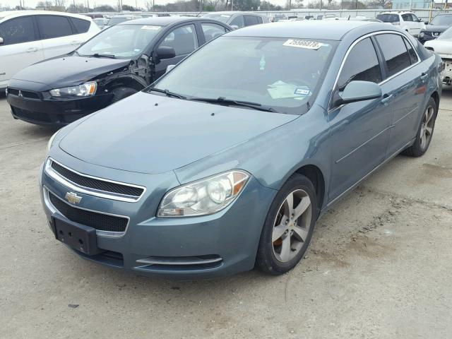 1G1ZJ57B49F180479 - 2009 CHEVROLET MALIBU 2LT TEAL photo 2