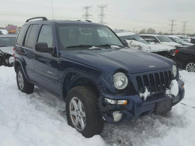 1J8GL58K83W510308 - 2003 JEEP LIBERTY LI BLUE photo 1