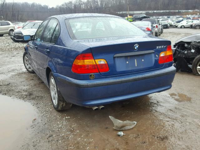 WBAEU33413PM53563 - 2003 BMW 325 XI BLUE photo 3