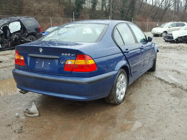 WBAEU33413PM53563 - 2003 BMW 325 XI BLUE photo 4