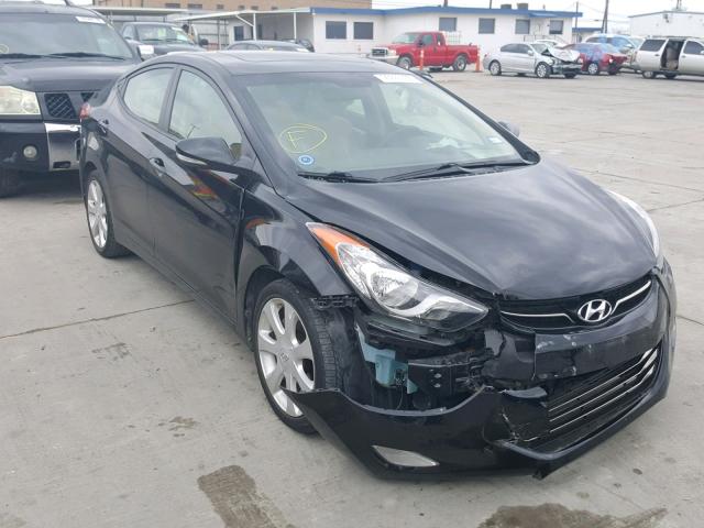 KMHDH4AE9BU165662 - 2011 HYUNDAI ELANTRA GL BLACK photo 1