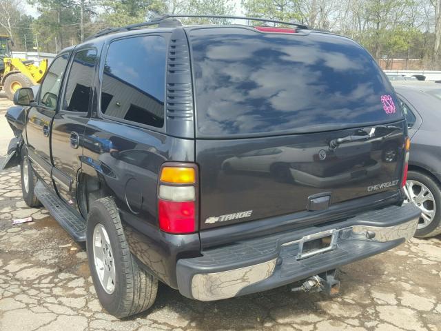 1GNEC13TX5R220880 - 2005 CHEVROLET TAHOE C150 BLACK photo 3