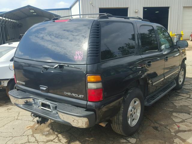 1GNEC13TX5R220880 - 2005 CHEVROLET TAHOE C150 BLACK photo 4