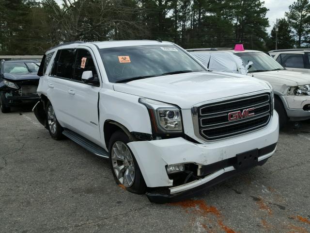 1GKS2BKCXFR113419 - 2015 GMC YUKON SLT WHITE photo 1