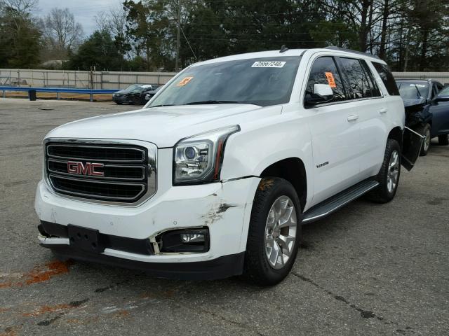 1GKS2BKCXFR113419 - 2015 GMC YUKON SLT WHITE photo 2