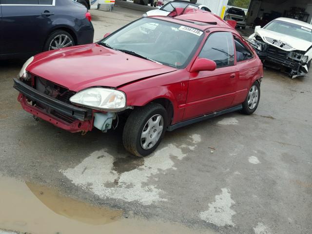 1HGEJ8245YL034187 - 2000 HONDA CIVIC EX Qırmızı foto 2