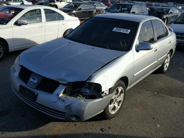 3N1CB51D44L462806 - 2004 NISSAN SENTRA 1.8 SILVER photo 2