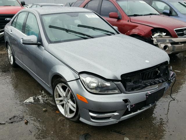 WDDGF8BB3CR236433 - 2012 MERCEDES-BENZ C 300 4MAT GRAY photo 1