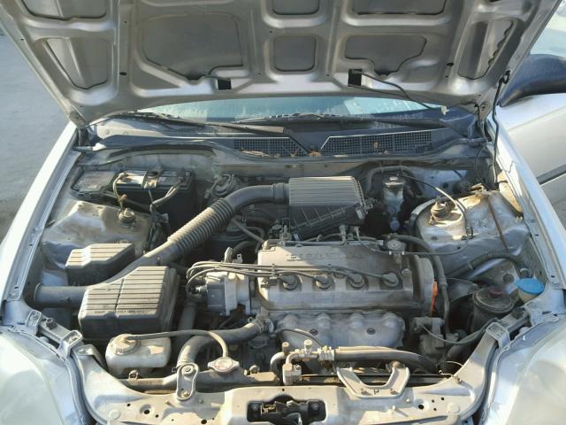 1HGEJ6220XL099501 - 1999 HONDA CIVIC DX SILVER photo 7