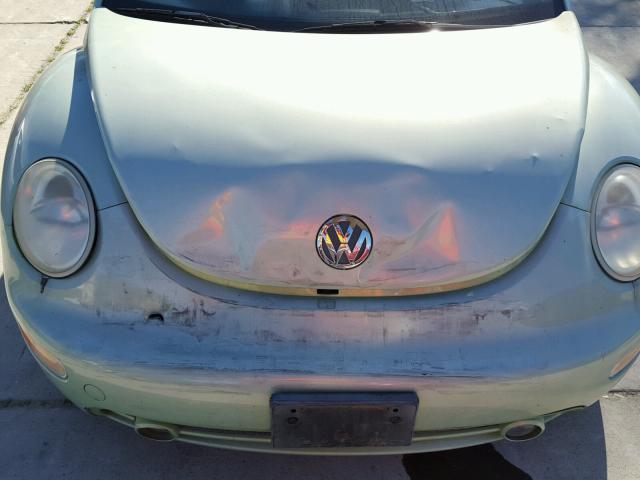 3VWCC21C9YM455735 - 2000 VOLKSWAGEN NEW BEETLE 绿色 照片 7