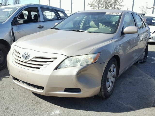 4T1BE46K07U025814 - 2007 TOYOTA CAMRY NEW GOLD photo 2