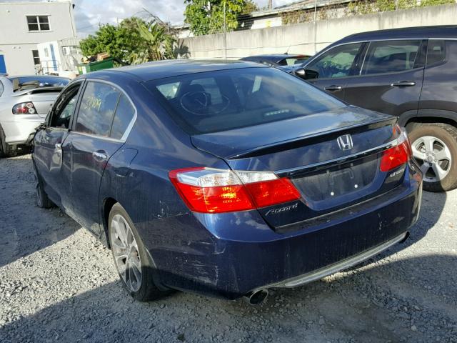 1HGCR2F55FA085441 - 2015 HONDA ACCORD SPO BLUE photo 3