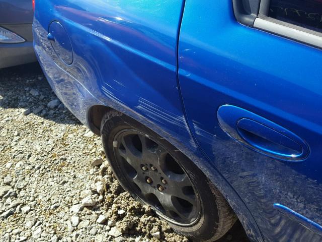 1B3ES56C35D238859 - 2005 DODGE NEON SXT BLUE photo 9