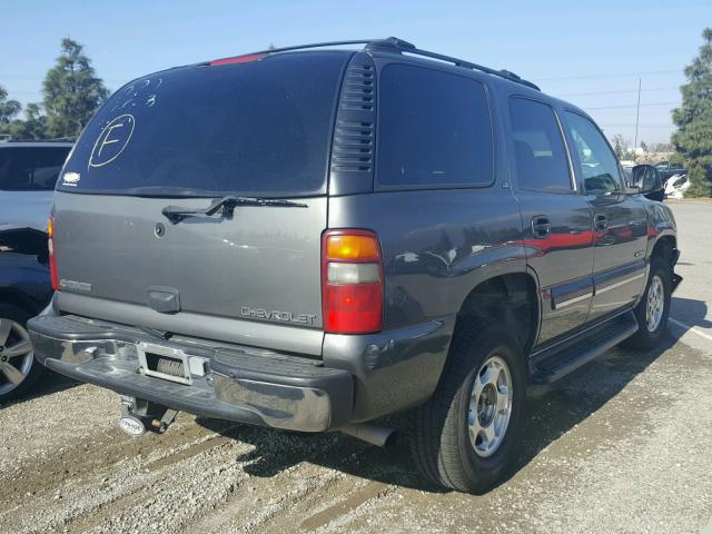 1GNEC13T11R150146 - 2001 CHEVROLET TAHOE C150 GRAY photo 4