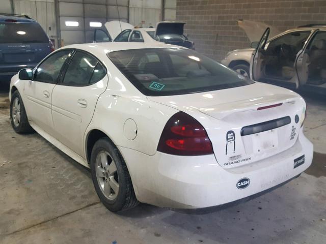 2G2WP522551258693 - 2005 PONTIAC GRAND PRIX WHITE photo 3