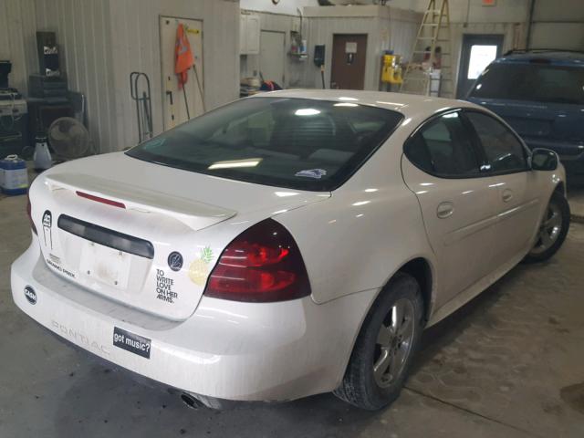 2G2WP522551258693 - 2005 PONTIAC GRAND PRIX WHITE photo 4