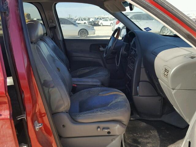 4N2ZN17TX1D821886 - 2001 NISSAN QUEST GLE BURGUNDY photo 5