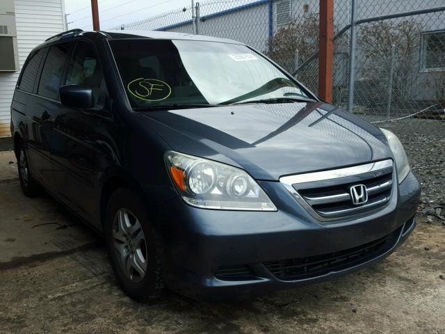 5FNRL38485B416085 - 2005 HONDA ODYSSEY EX BLACK photo 1