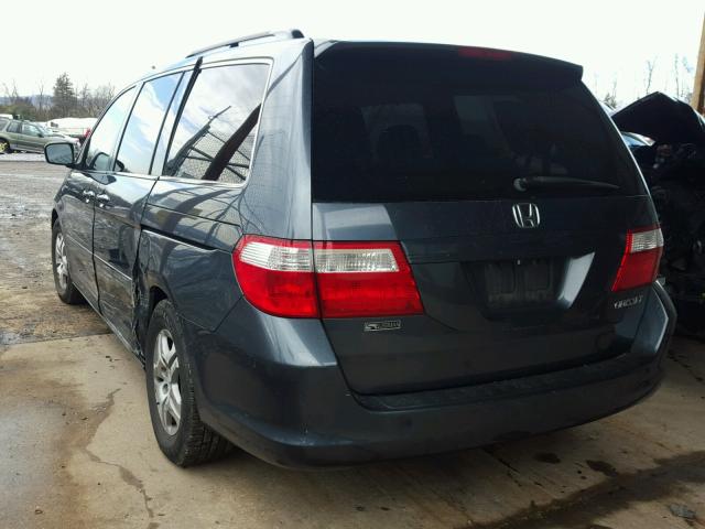 5FNRL38485B416085 - 2005 HONDA ODYSSEY EX BLACK photo 3