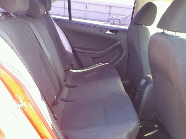 3VW2K7AJ4EM410305 - 2014 VOLKSWAGEN JETTA BASE 红色 照片 6