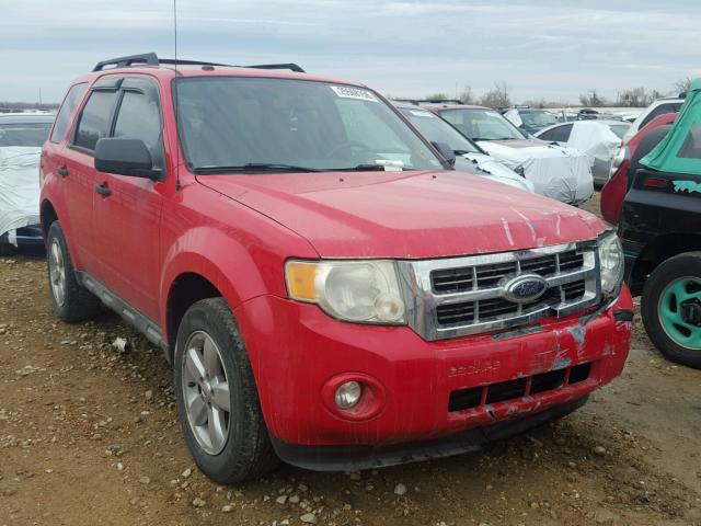 1FMCU03G09KB11252 - 2009 FORD ESCAPE XLT RED photo 1