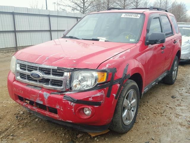 1FMCU03G09KB11252 - 2009 FORD ESCAPE XLT RED photo 2