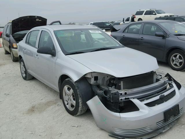 1G1AK55F677118055 - 2007 CHEVROLET COBALT LS SILVER photo 1