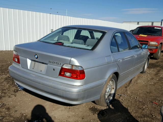 WBADT43422GY97800 - 2002 BMW 525 I AUTO SILVER photo 4