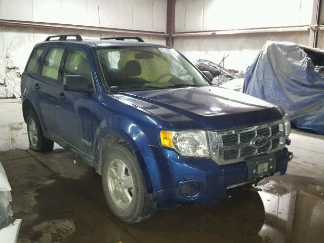 1FMCU02Z28KC39008 - 2008 FORD ESCAPE XLS BLUE photo 1