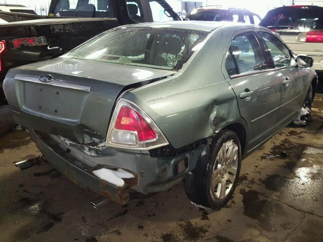 3FAHP081X6R131480 - 2006 FORD FUSION SEL GREEN photo 4