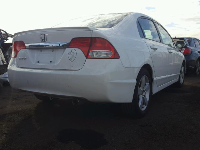 19XFA16689E013396 - 2009 HONDA CIVIC WHITE photo 4