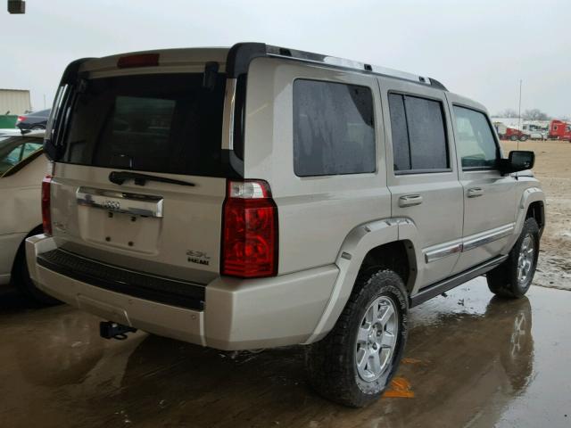 1J8HG58246C364228 - 2006 JEEP COMMANDER SILVER photo 4