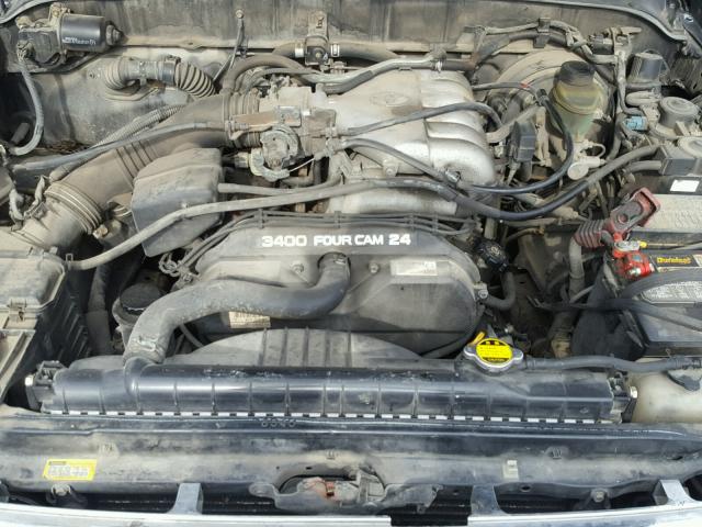 4TASN92N6XZ554443 - 1999 TOYOTA TACOMA XTR BLACK photo 7