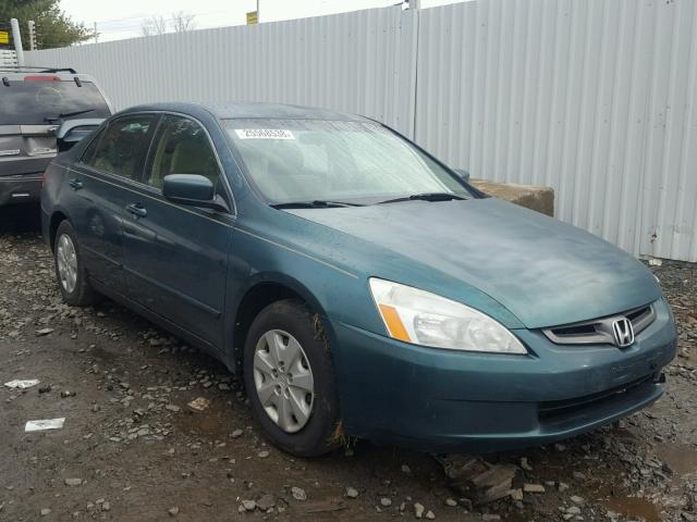 1HGCM56373A020018 - 2003 HONDA ACCORD LX GREEN photo 1