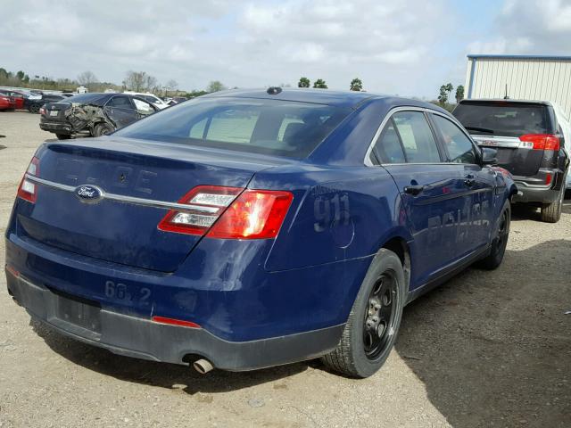 1FAHP2M88DG165016 - 2013 FORD TAURUS POL BLUE photo 4