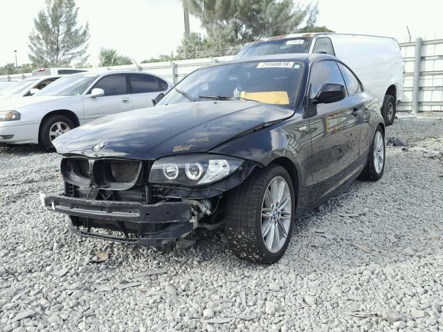 WBAUP7C58DVP24408 - 2013 BMW 128 I BLACK photo 2