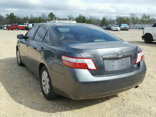 4T1BB46K09U095924 - 2009 TOYOTA CAMRY HYBR CHARCOAL photo 3