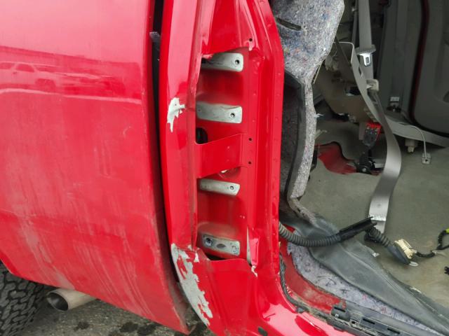 1GTEK19078Z282721 - 2008 GMC SIERRA K15 RED photo 9