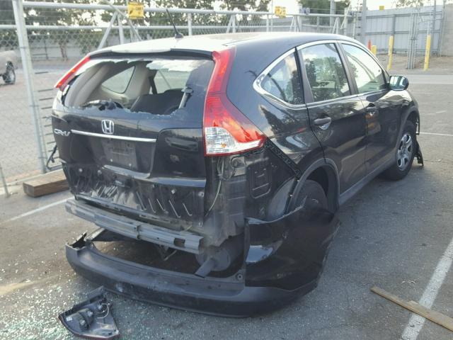 3CZRM3H39DG711378 - 2013 HONDA CR-V LX BLACK photo 4