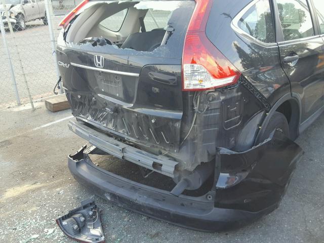 3CZRM3H39DG711378 - 2013 HONDA CR-V LX BLACK photo 9