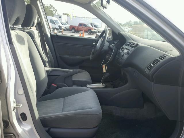 2HGES26794H625760 - 2004 HONDA CIVIC EX 银色 照片 5