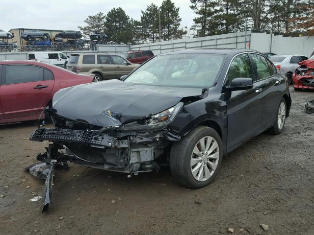 1HGCR2F77FA212742 - 2015 HONDA ACCORD EX BLACK photo 2