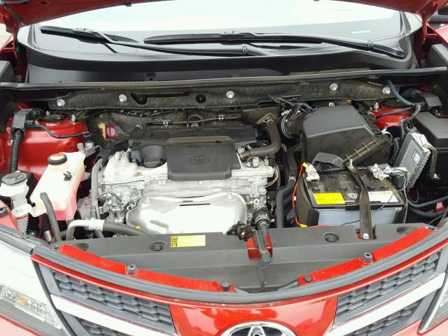 JTMZFREV6FD048229 - 2015 TOYOTA RAV4 LE RED photo 7