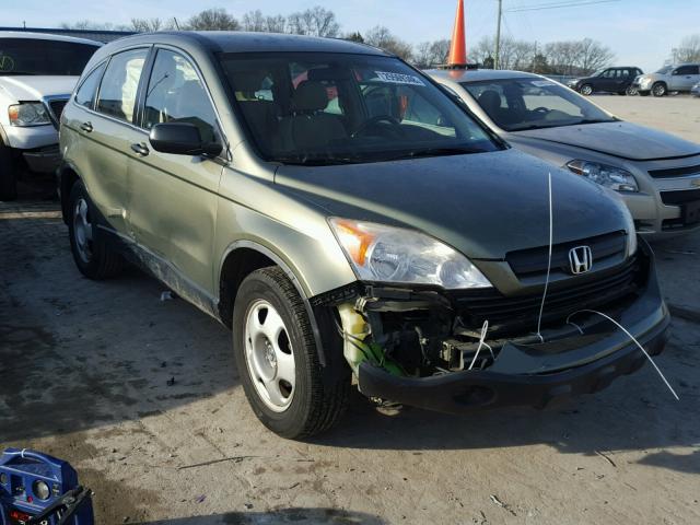 JHLRE38348C011007 - 2008 HONDA CR-V LX GREEN photo 1