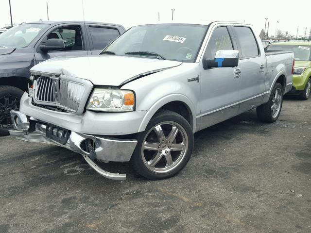 5LTPW16536FJ14437 - 2006 LINCOLN MARK LT SILVER photo 2