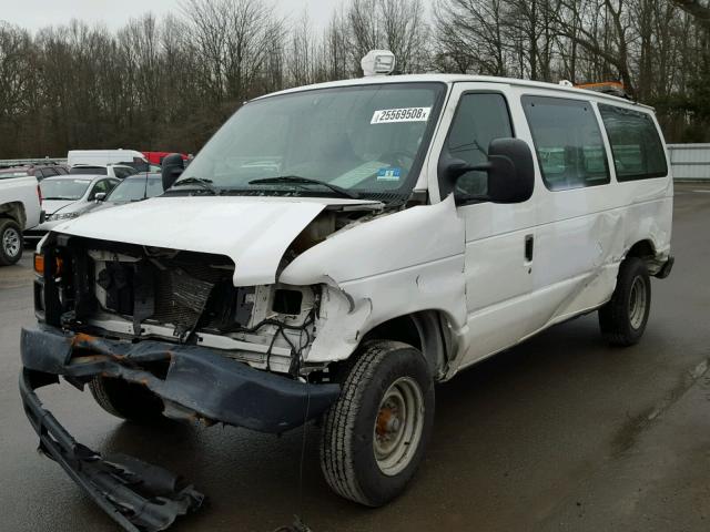 1FTNE1EW0CDB10649 - 2012 FORD ECONOLINE WHITE photo 2